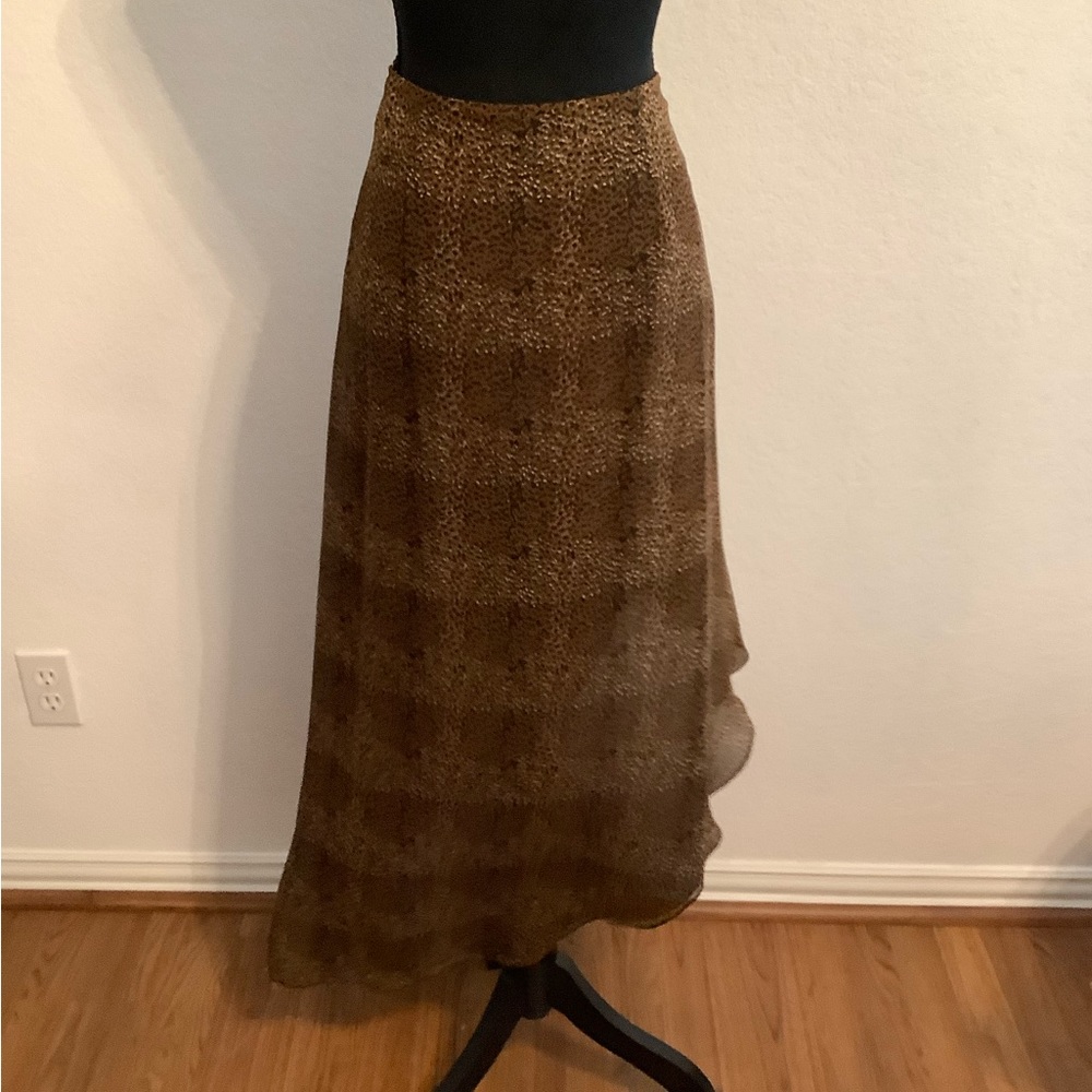 Cheeta B silk skirt